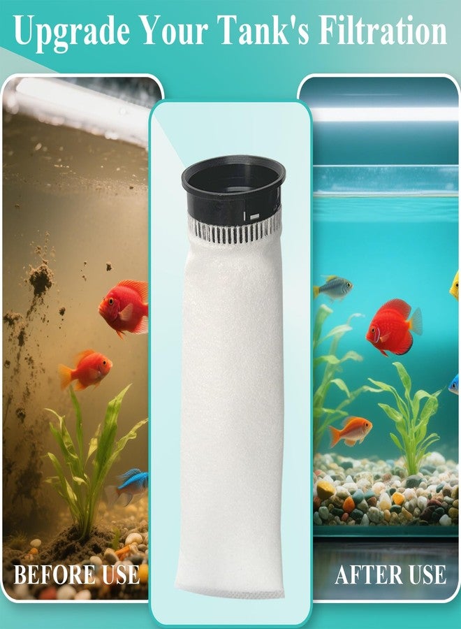 Conloquen 9 Pack 2.75 Inch Filter Socks 225 Micron Fits Waterbox AIO Series Aquariums, Eshopps, Fiji Cube, HelloReef 15G Fish Tank and All 2.75" Filter Sock Holders - Image 3
